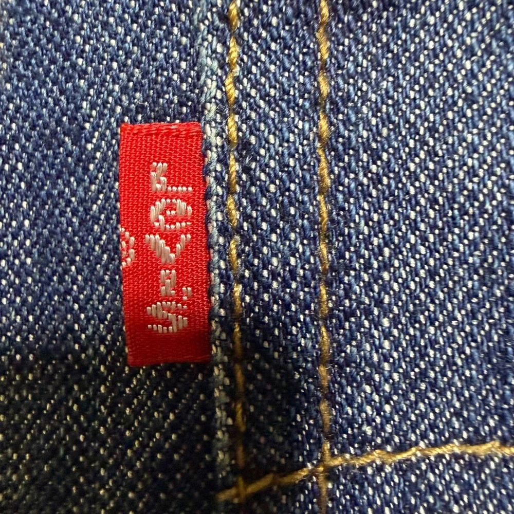 Levi's Denim Overalls Kids 18M Blue Y2K Carpenter Bib Dungarees Adjustable